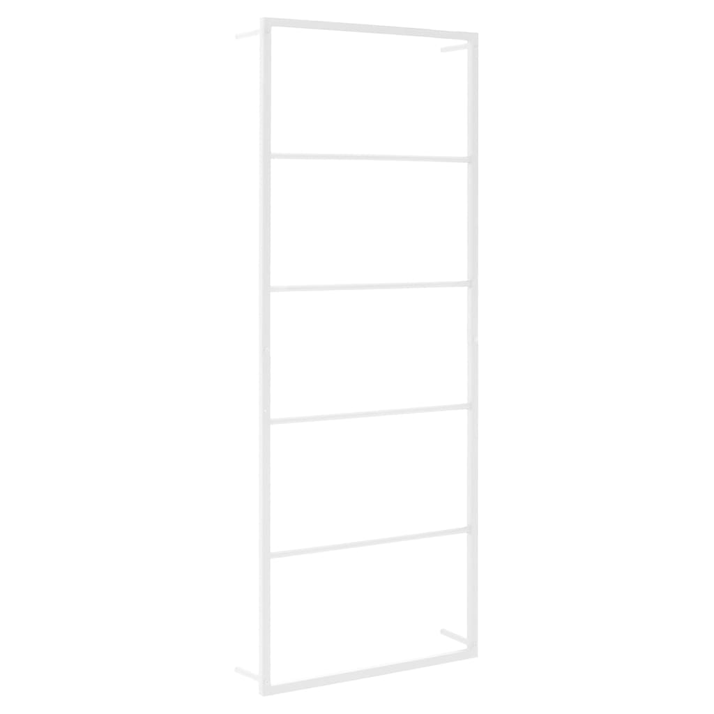 Vidaxl handdoekenrek wit 45x10x115 cm staal