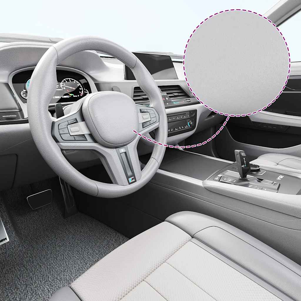 Vidaxl 2 st autofolie 100x150 cm + 50x150 cm matzilverkleurig