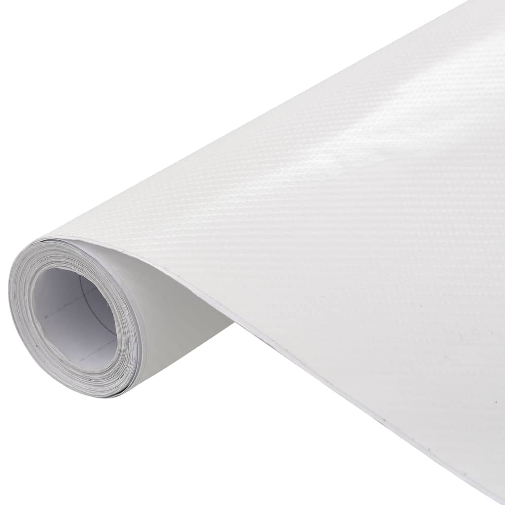 Vidaxl autofolie 4d ​​100x150 cm wit