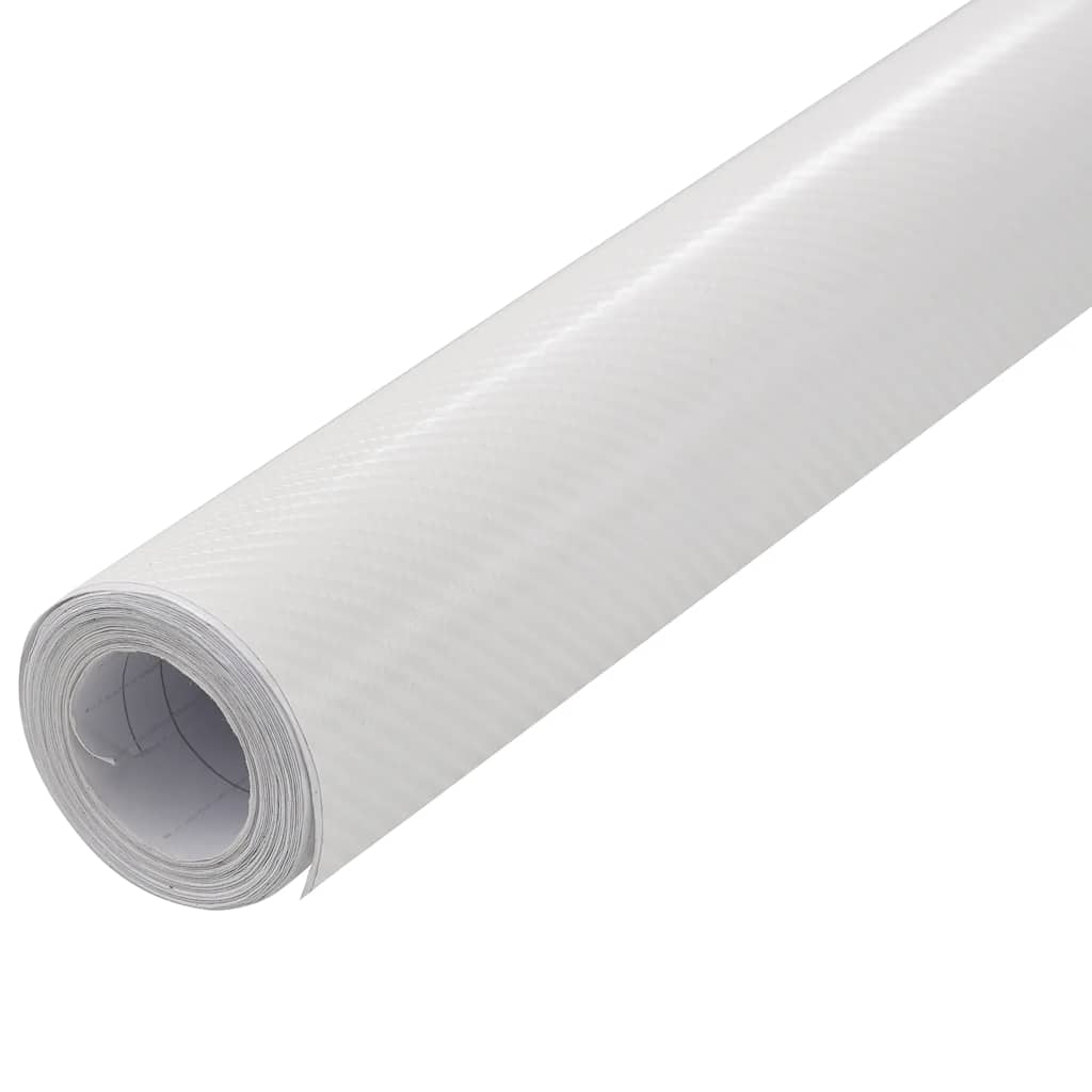 Vidaxl autofolie 4d ​​100x150 cm wit