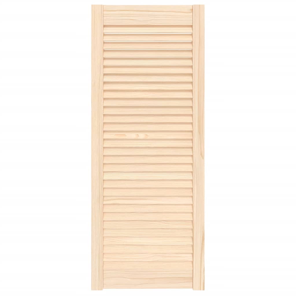 Vidaxl kastdeur met lamellen 99,3x39,4 cm massief groenhout