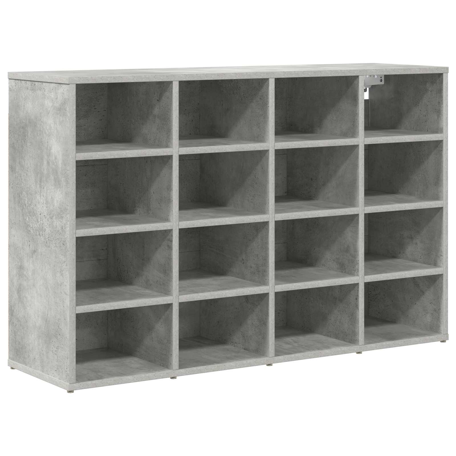 Vidaxl schoenenkast met plank betongrijs 103 x 30 x 67 cm bewerkt hout