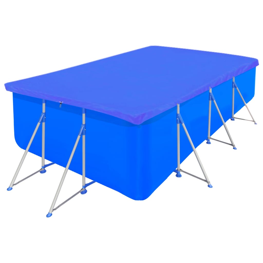 Vidaxl zwembadhoezen 2 st rechthoekig 90 g m² 394x207 cm pe