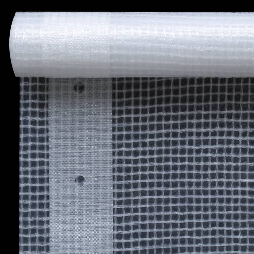 Vidaxl dekzeilen 2 st leno 260 g m² 2x20 m wit