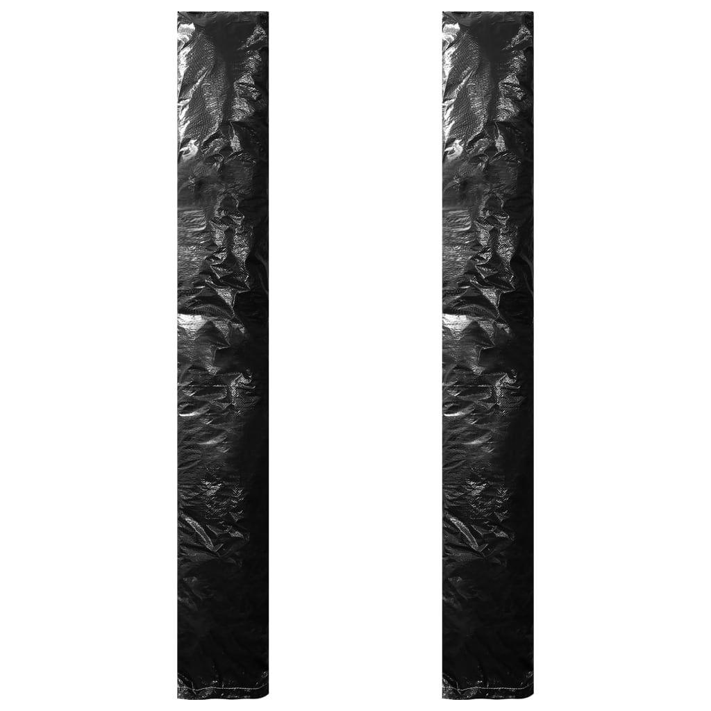 Vidaxl parasolhoezen 2 st met rits 175 cm pe