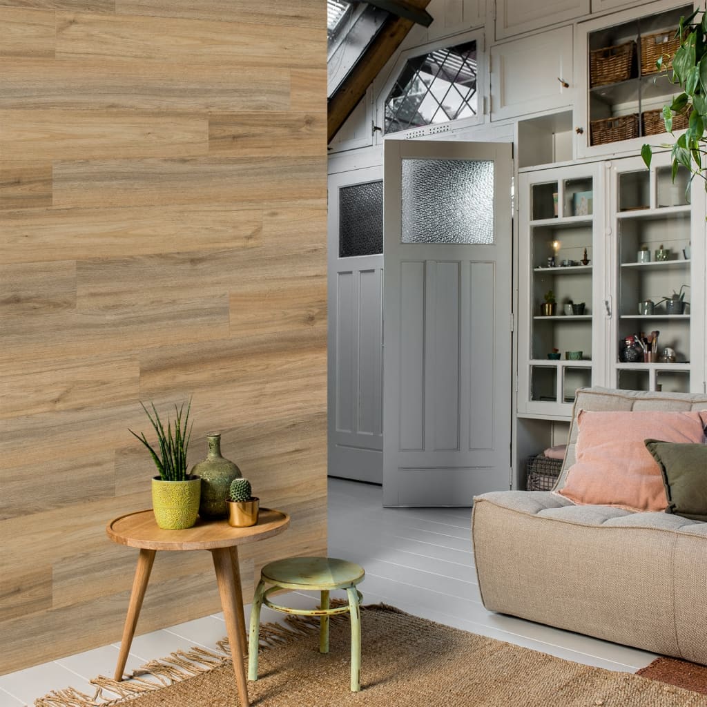 WallArt WallArt 30 st Planken GL-WA27 houtlook eikenhout lichtbruin