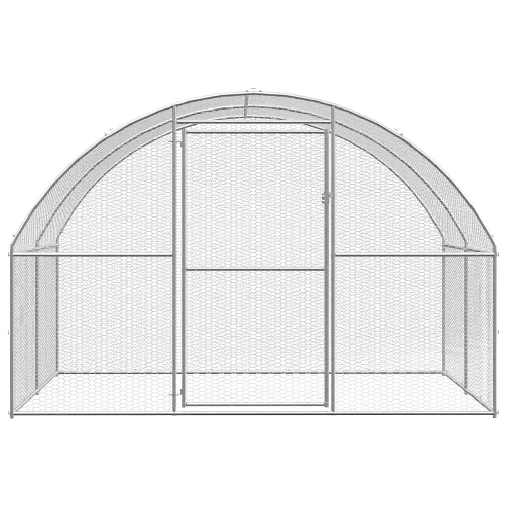Vidaxl kippenren 3x2x2m gegalvaniseerd staal
