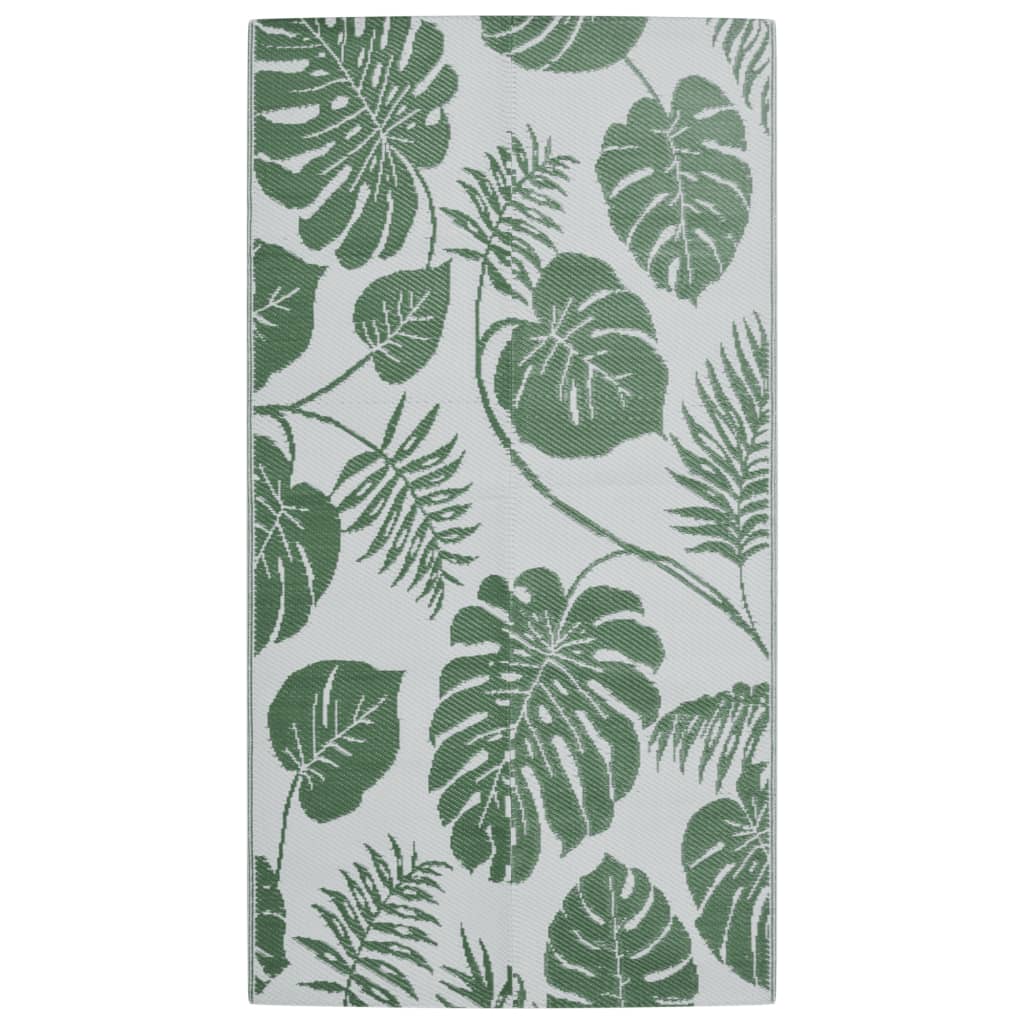 Vidaxl buitenkleed arakil 80x150 cm polypropeen groen