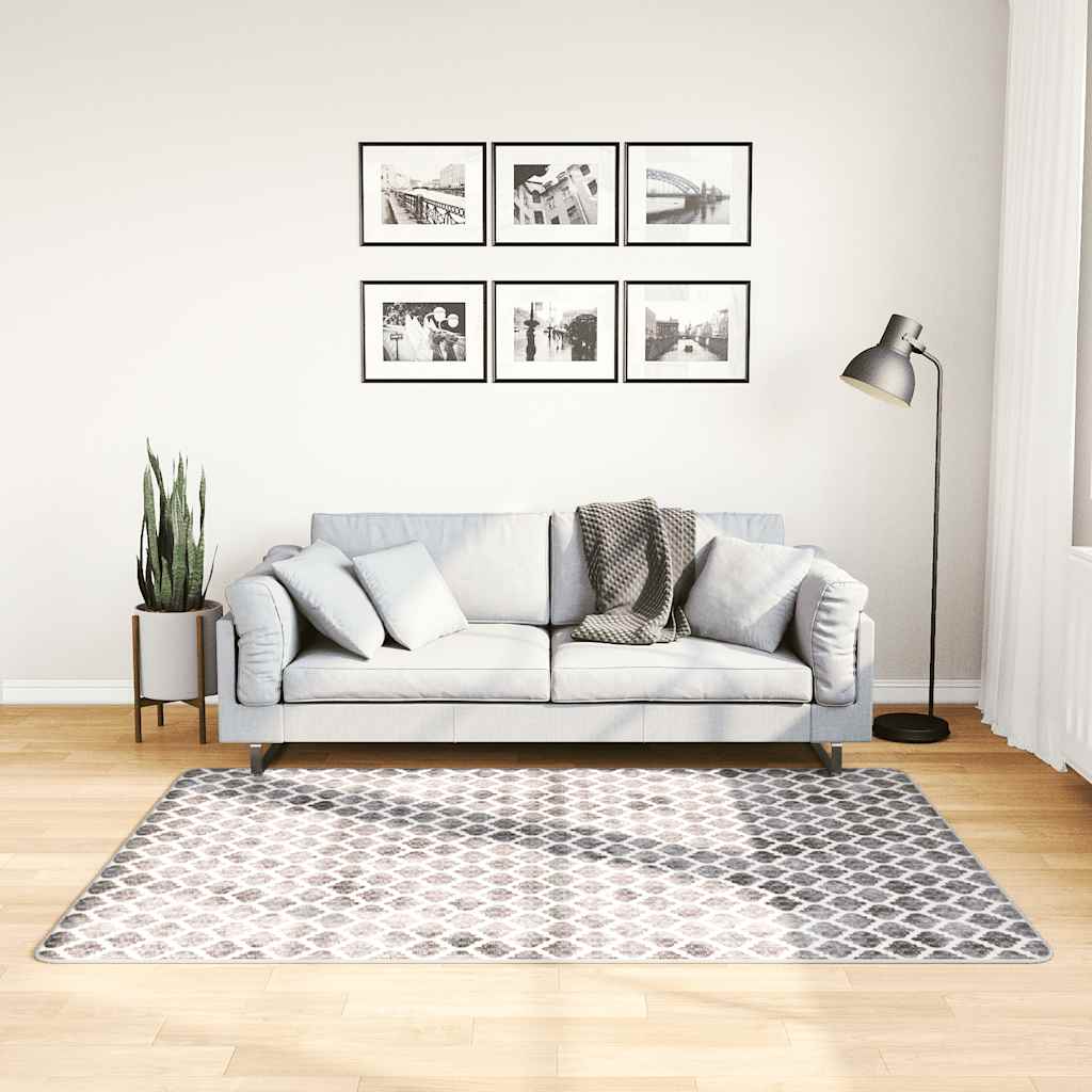 Vidaxl vloerkleed wasbaar antislip 120x180 cm meerkleurig