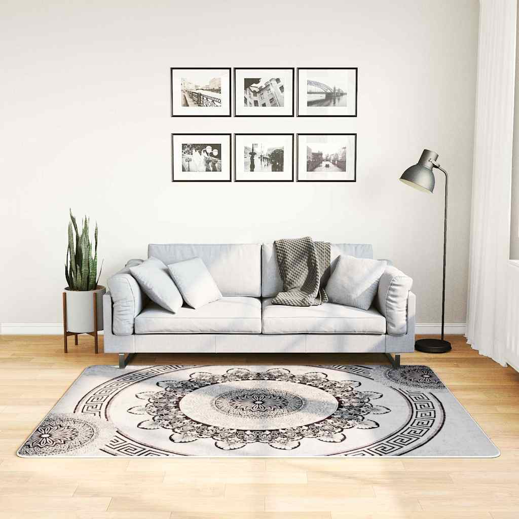 Vidaxl vloerkleed wasbaar antislip 120x180 cm meerkleurig