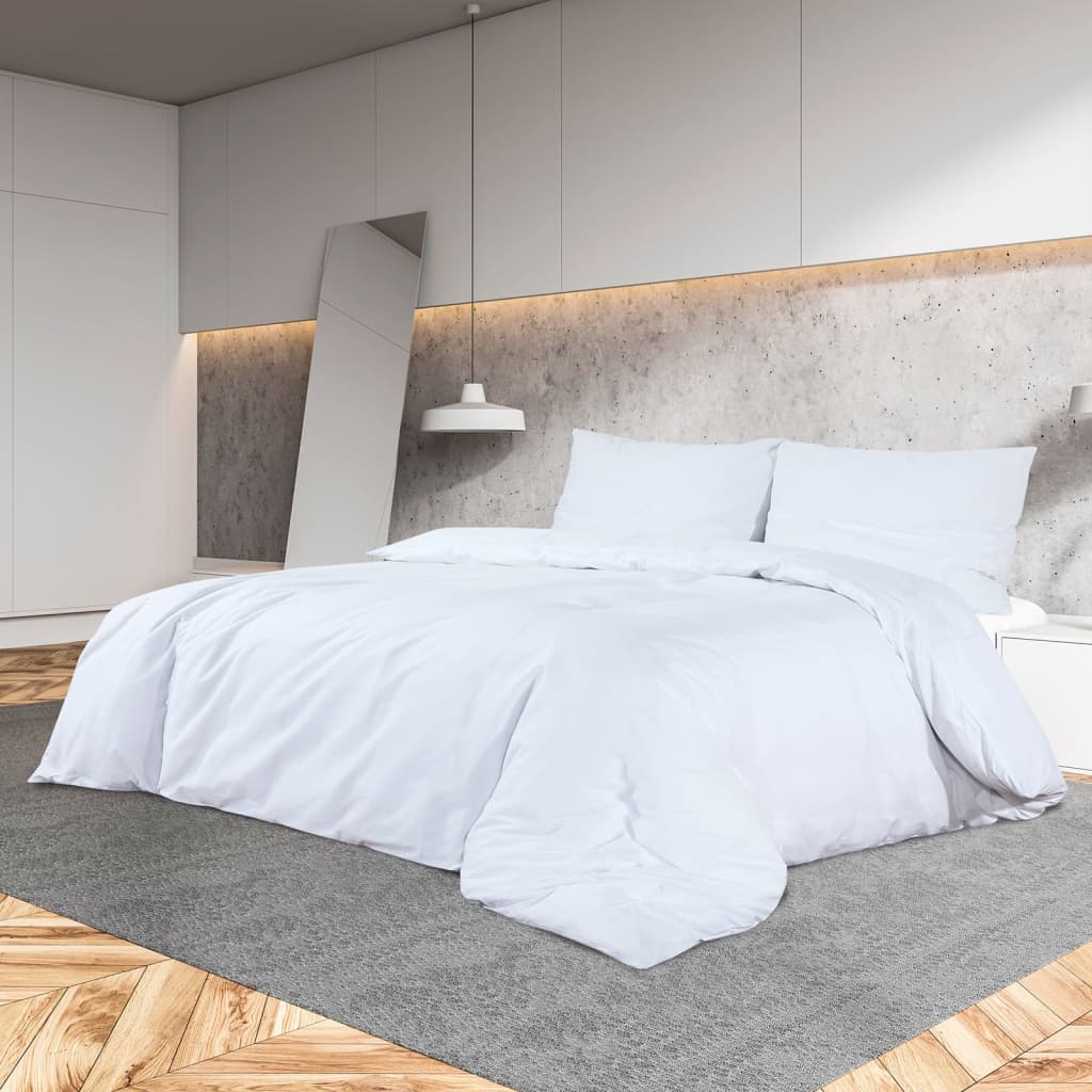 Vidaxl dekbedovertrekset 220x240 cm katoen wit