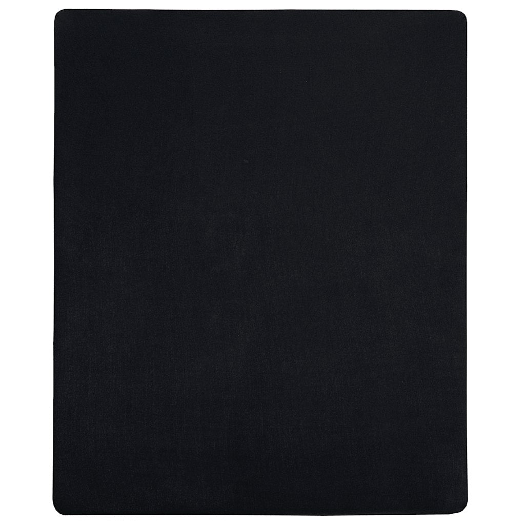 Vidaxl hoeslakens 2 st jersey 180x200 cm katoen zwart