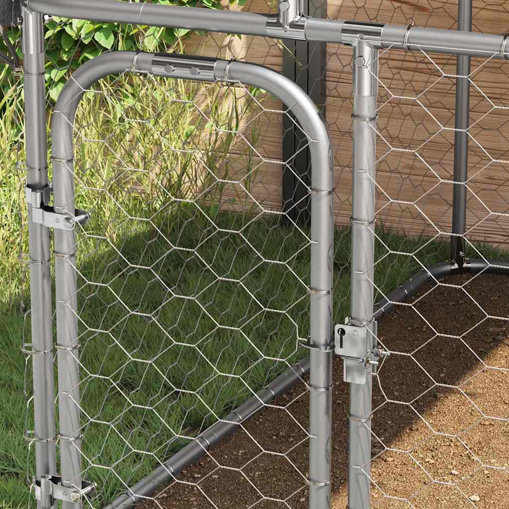 Vidaxl hondenkennel voor buiten met dak 100x100x150 cm