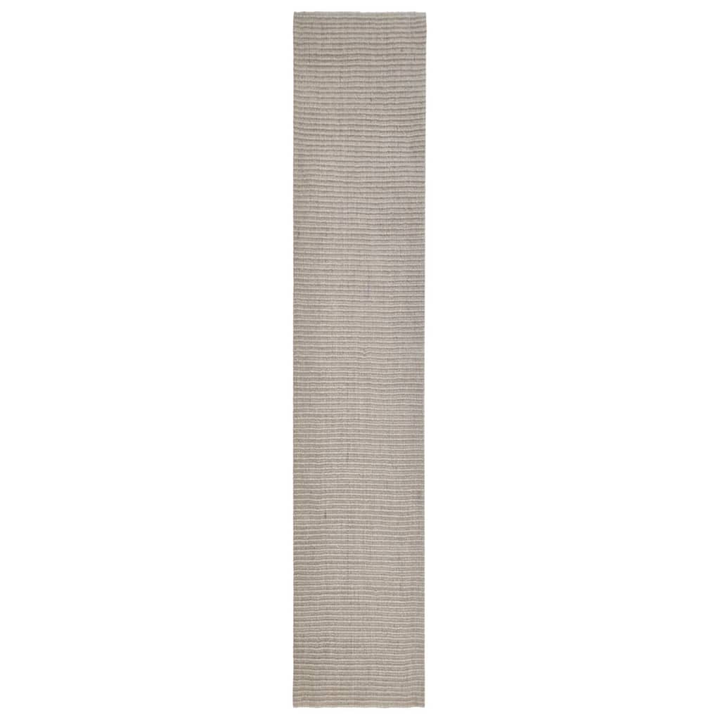 Vidaxl vloerkleed 66x350 cm natuurlijk sisal zandkleurig