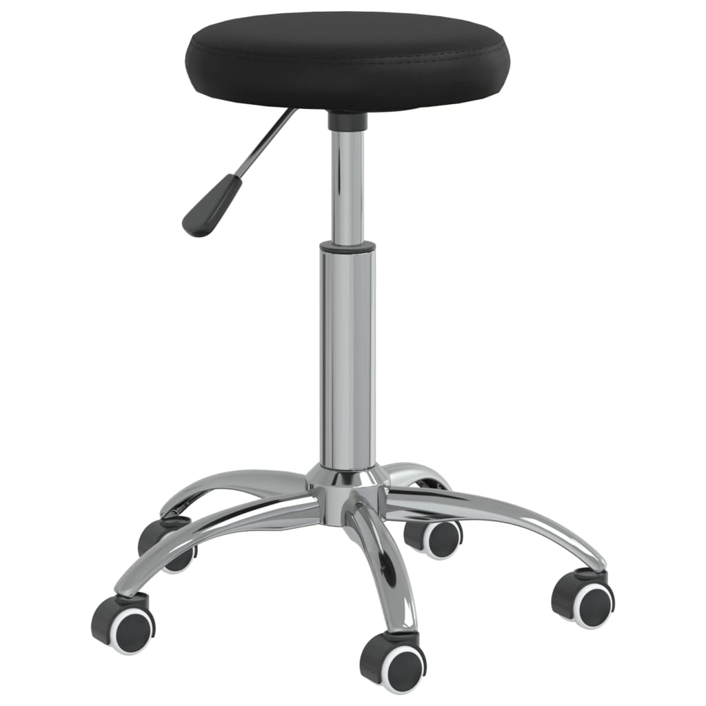 Vidaxl massagekruk kunstleer zwart