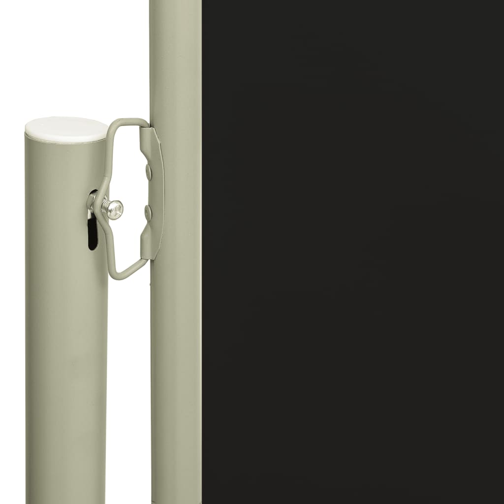 VidaXL Tuinscherm uittrekbaar 160x300 cm zwart