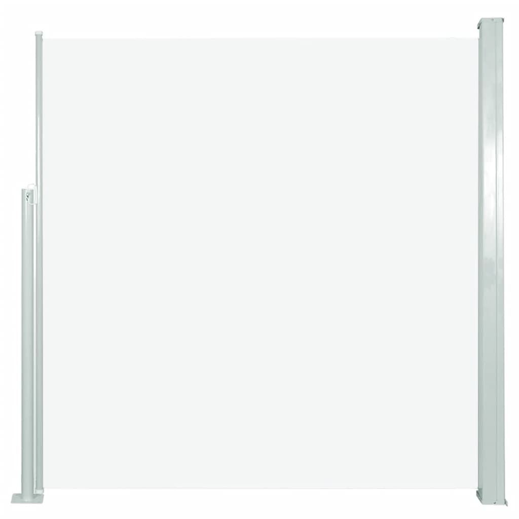 VidaXL Tuinscherm uittrekbaar 140x300 cm crème
