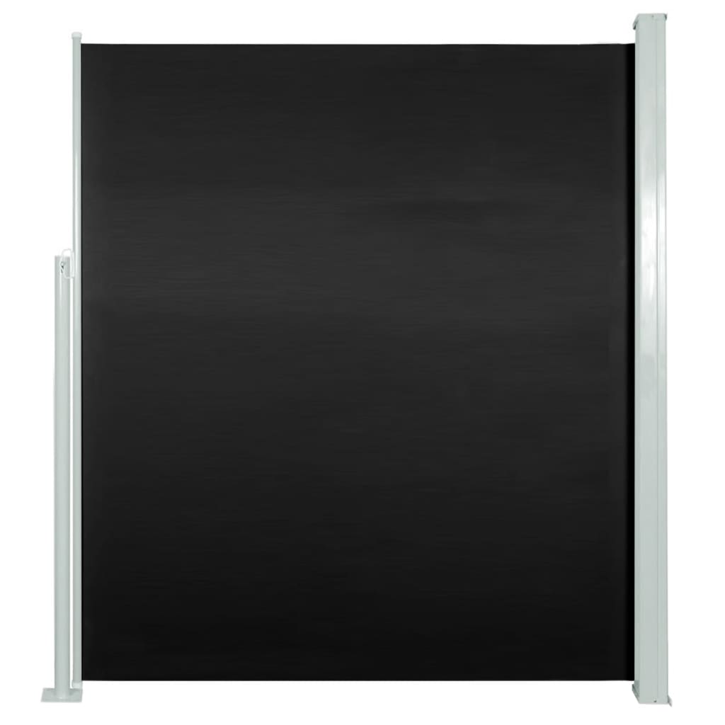 VidaXL Tuinscherm uittrekbaar 160x300 cm zwart