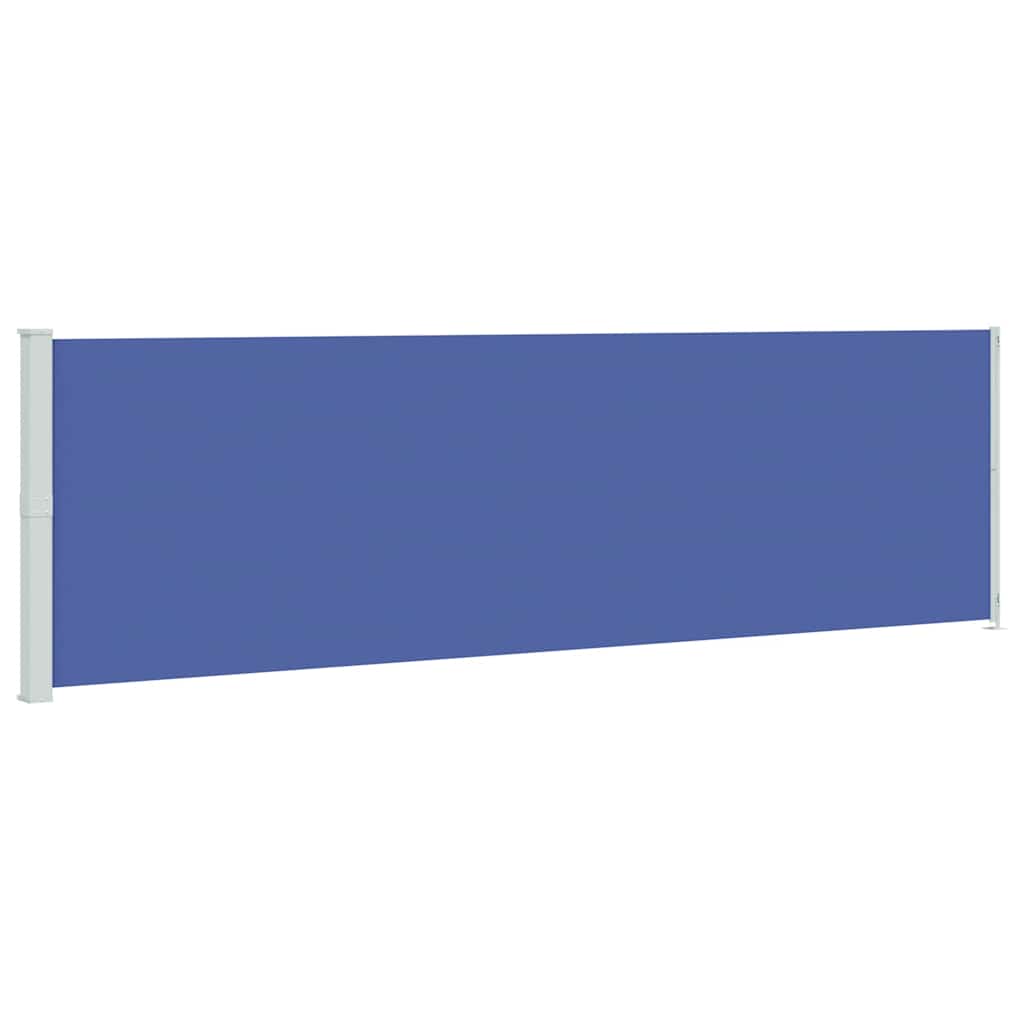Vidaxl tuinscherm uittrekbaar 180x600 cm blauw