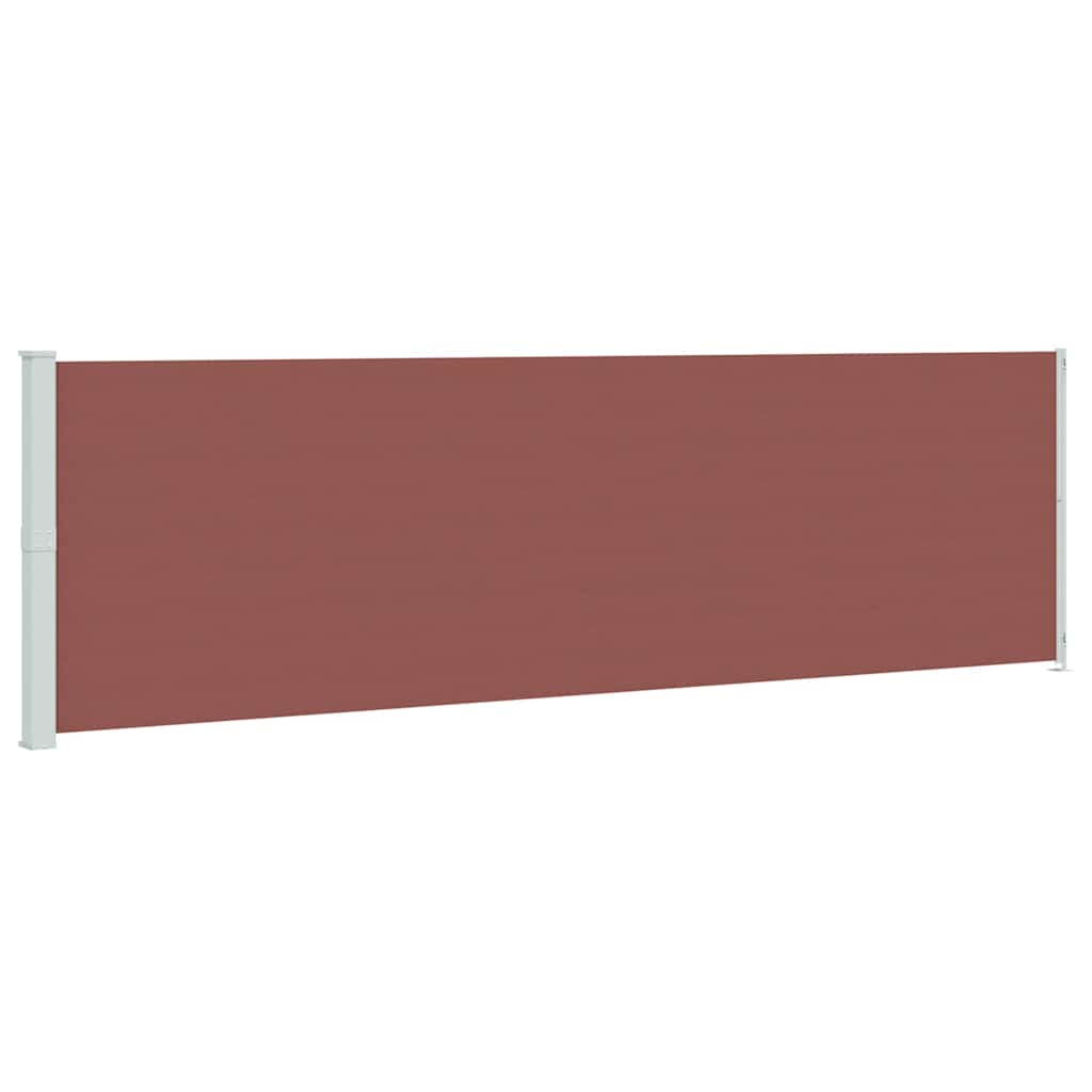 Vidaxl tuinscherm uittrekbaar 180x600 cm bruin