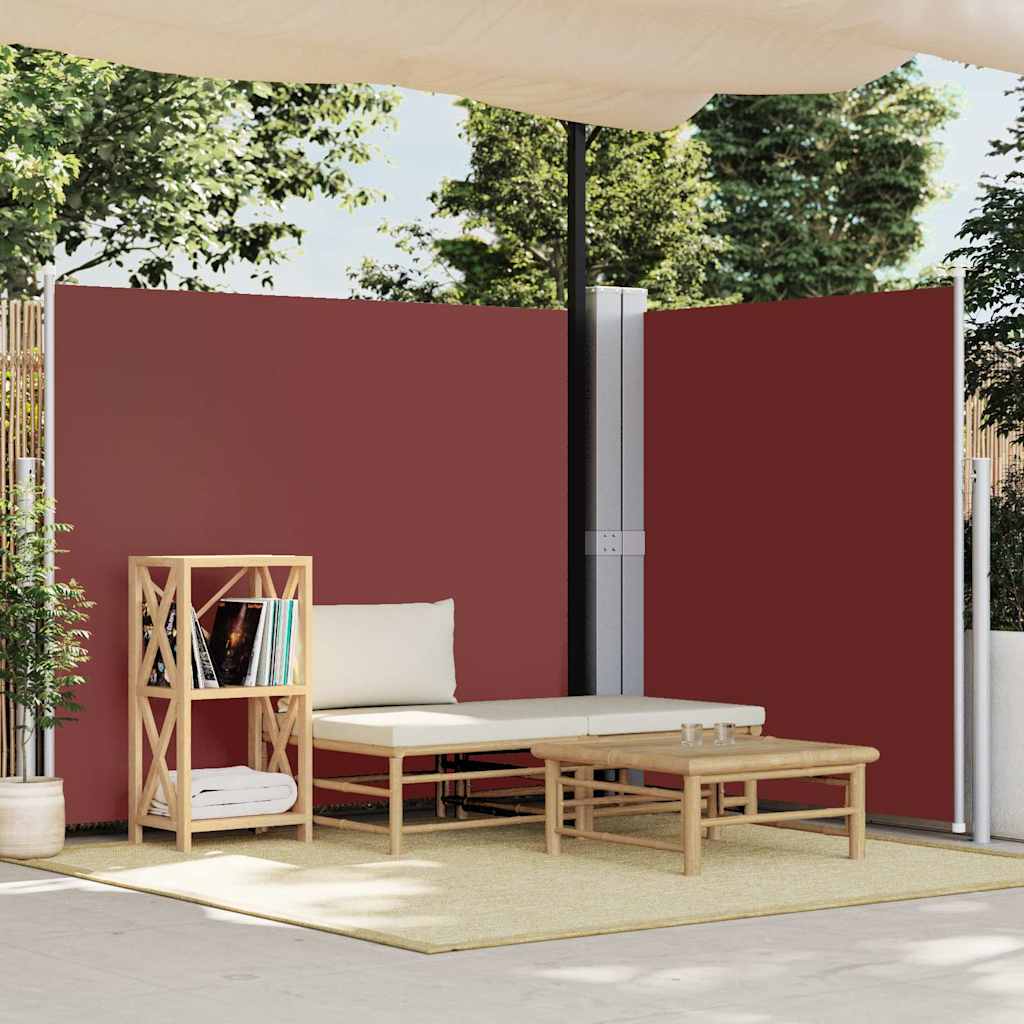 Vidaxl windscherm uittrekbaar 180x600 cm bruin