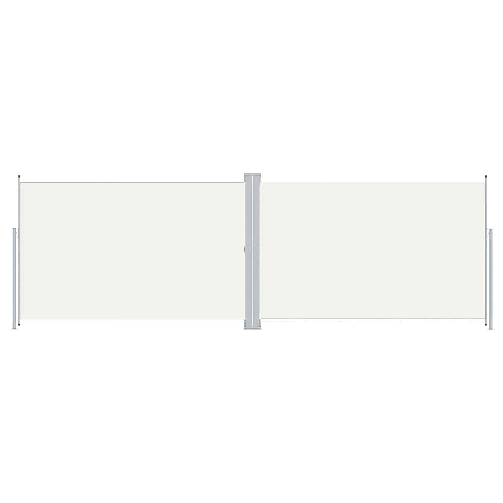 Vidaxl windscherm uittrekbaar 200x600 cm crèmekleurig