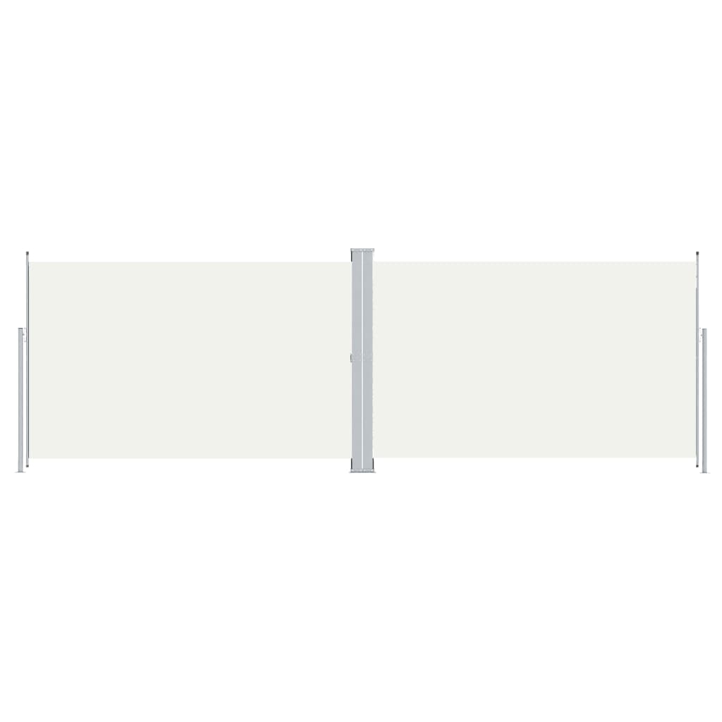 Vidaxl windscherm uittrekbaar 220x600 cm crèmekleurig