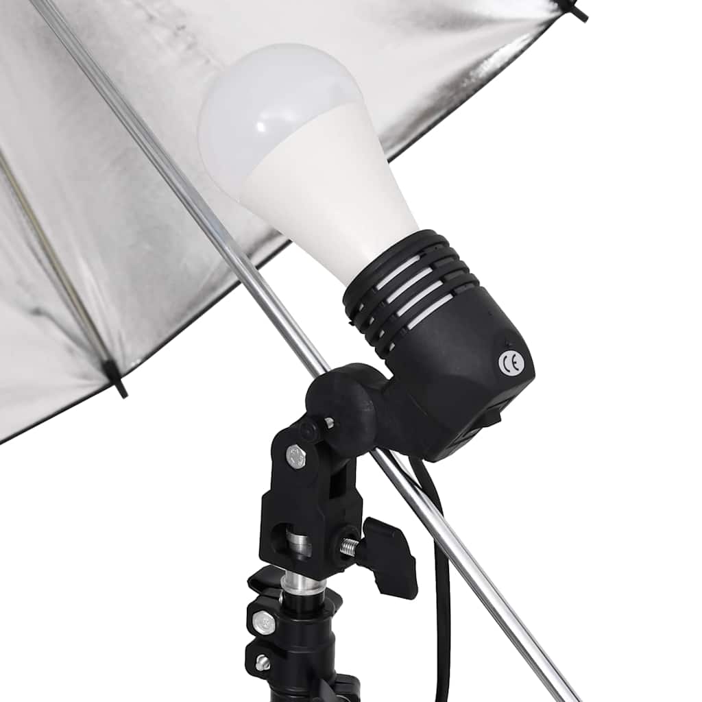 Vidaxl fotostudioset met verlichtingsset, achtergrond en reflector