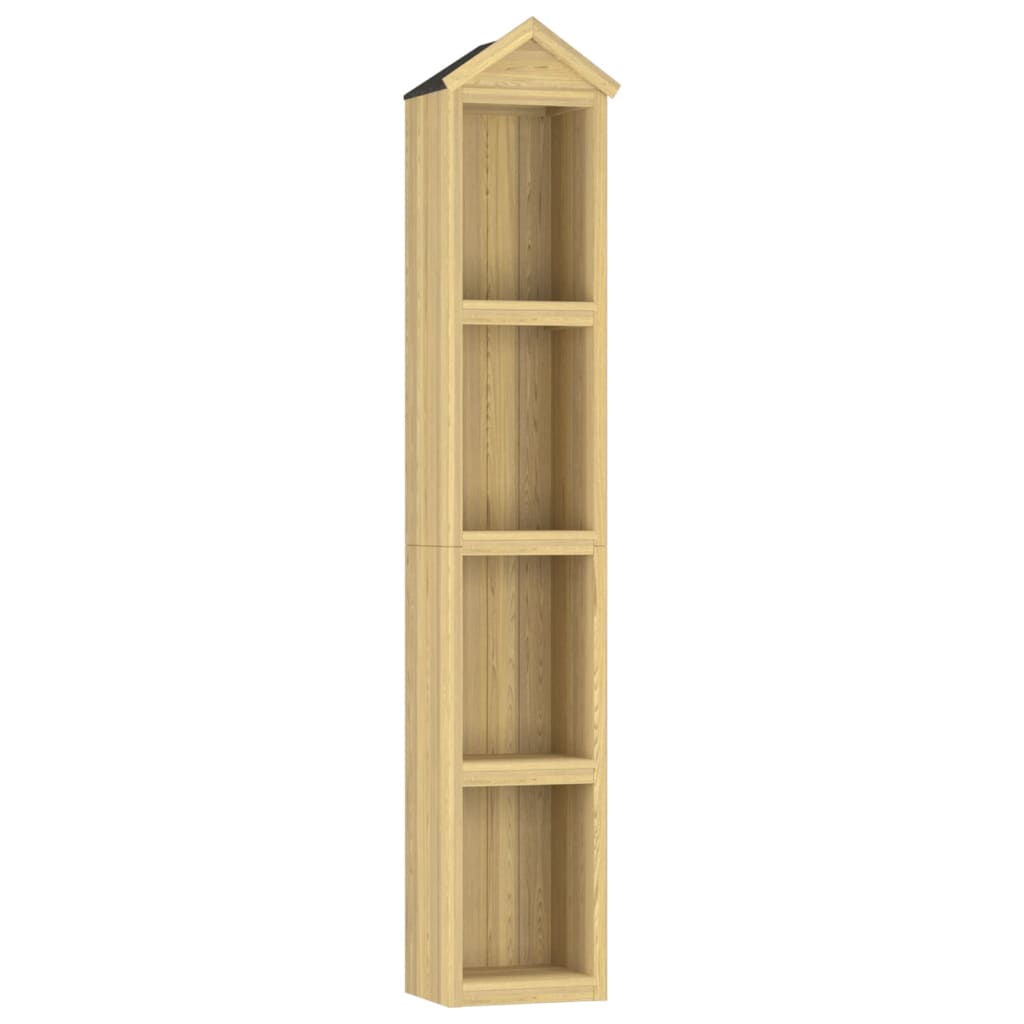 VidaXL Tuinschuur 40x33x222 cm geïmpregneerd groenenhout