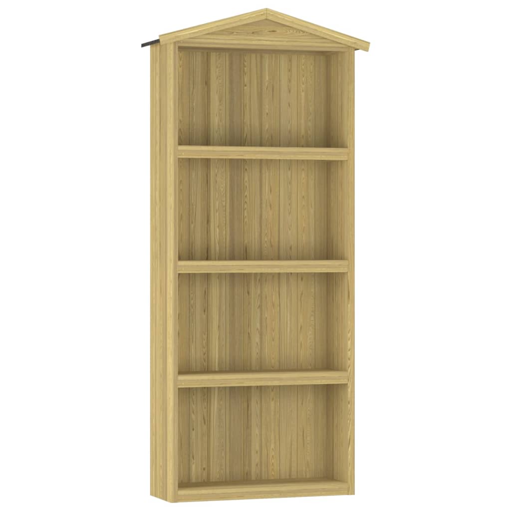VidaXL Tuinschuur 87x33x222 cm geïmpregneerd groenenhout