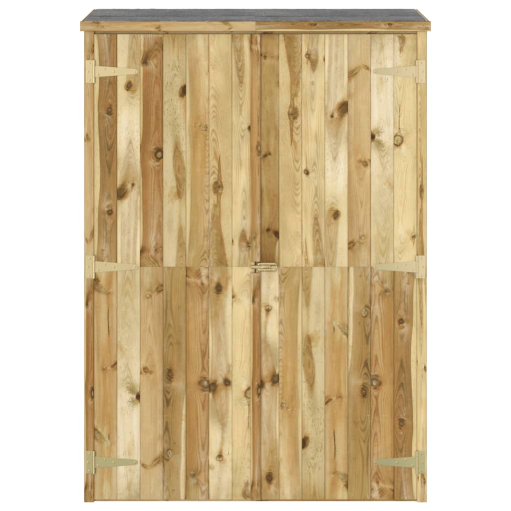 VidaXL Tuinschuur 123x45x171 cm geimpregneerd massief groenhout