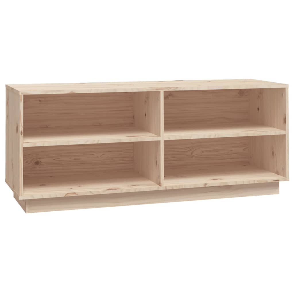 Vidaxl schoenenkast 110x34x45 cm massief grenenhout