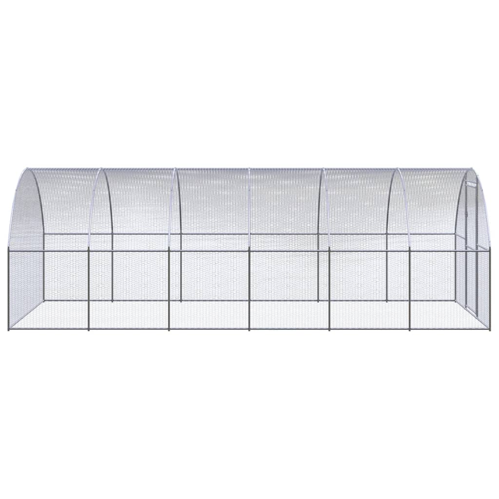 VidaXL Kippenren 3x6x2m gegalvaniseerd staal