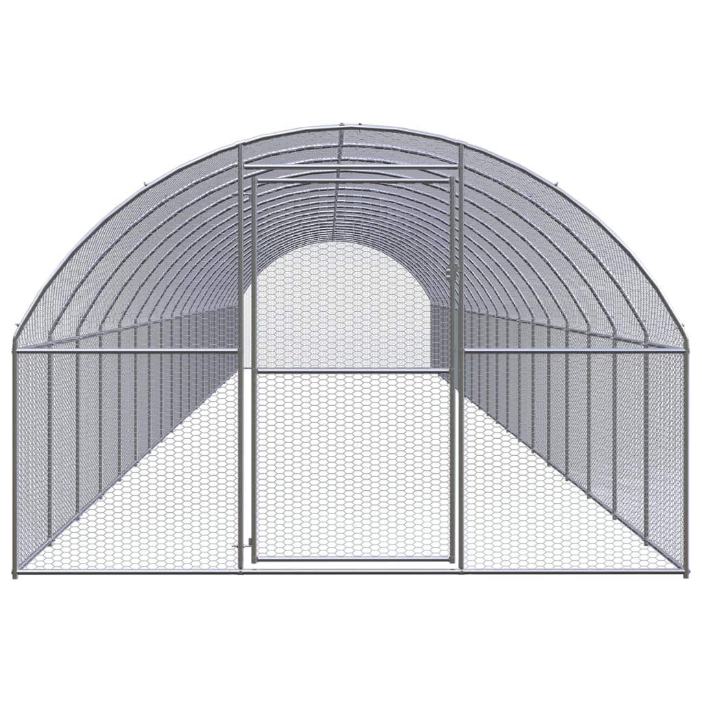 VidaXL Kippenren 3x20x2m gegalvaniseerd staal