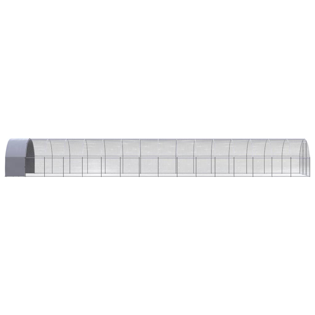VidaXL Kippenren 3x16x2m gegalvaniseerd staal