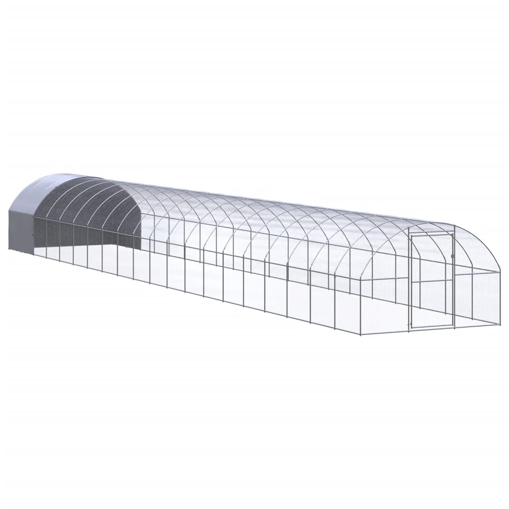VidaXL Kippenren 3x20x2m gegalvaniseerd staal