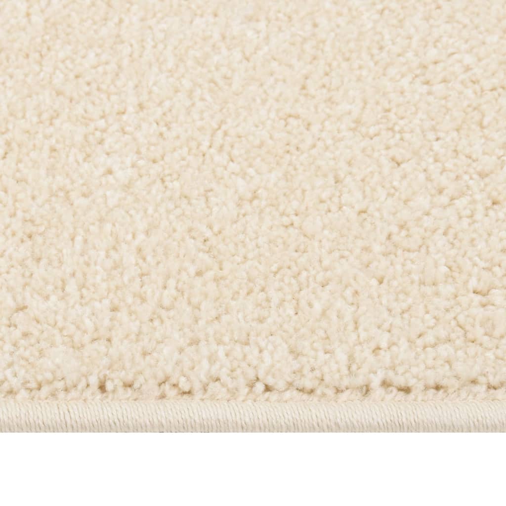 VidaXL Vloerkleed kortpolig 240x340 cm crèmekleurig