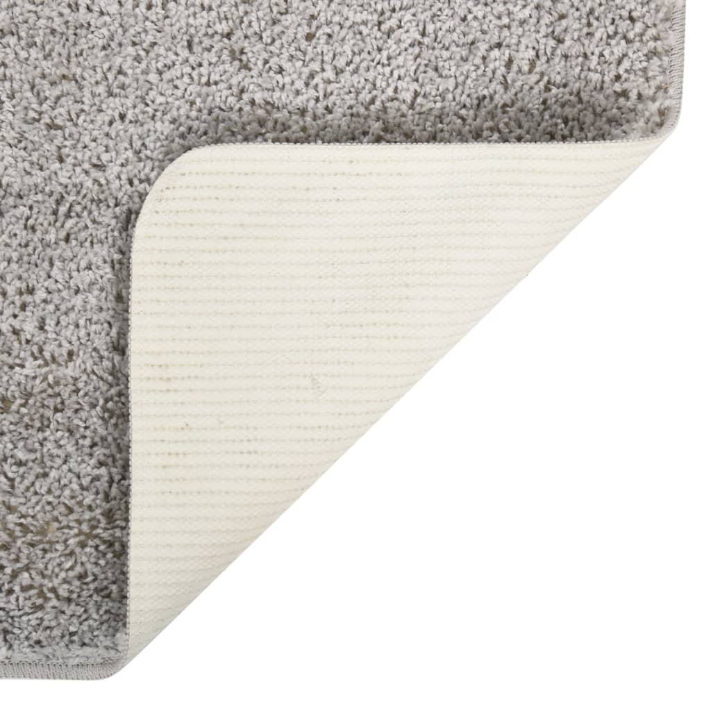 Vidaxl vloerkleed shaggy antislip 140x200 cm lichtgrijs