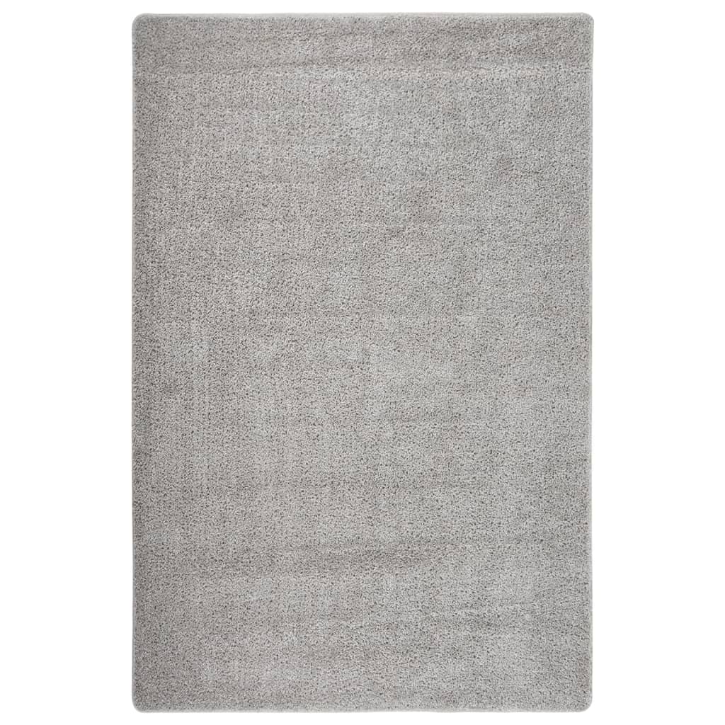 Vidaxl vloerkleed shaggy antislip 200x290 cm lichtgrijs