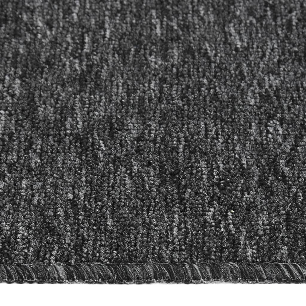 Vidaxl trapmatten 15 st antislip rechthoekig 75x20 cm antracietkleur