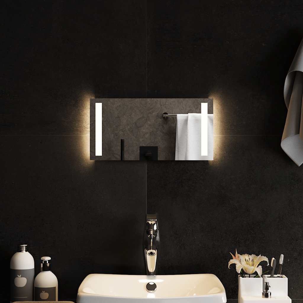 Vidaxl badkamerspiegel led 40x20 cm