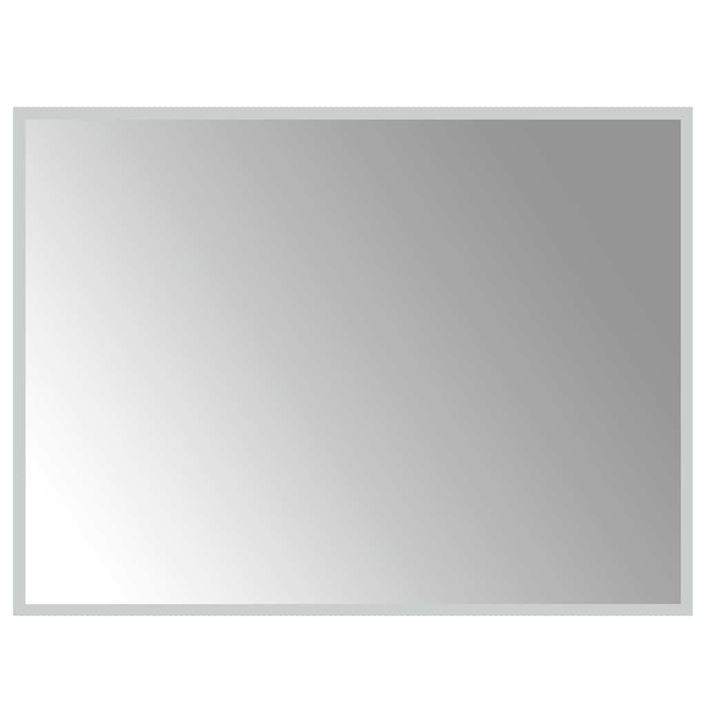 Vidaxl badkamerspiegel led 80x60 cm
