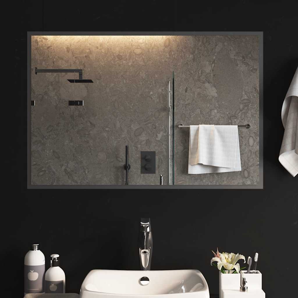 Vidaxl badkamerspiegel led 90x60 cm