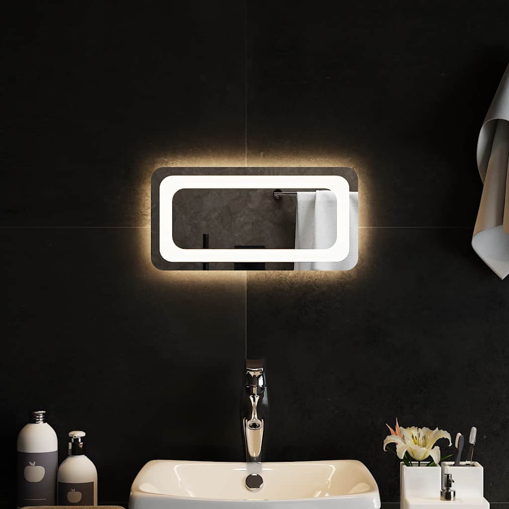 Vidaxl badkamerspiegel led 40x20 cm