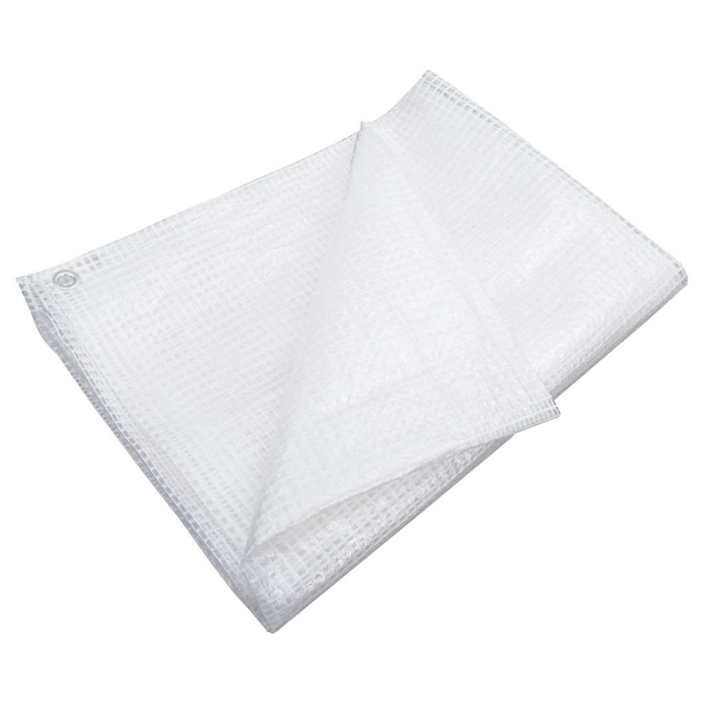 Vidaxl dekzeil leno 140 g m² 8x8 m wit