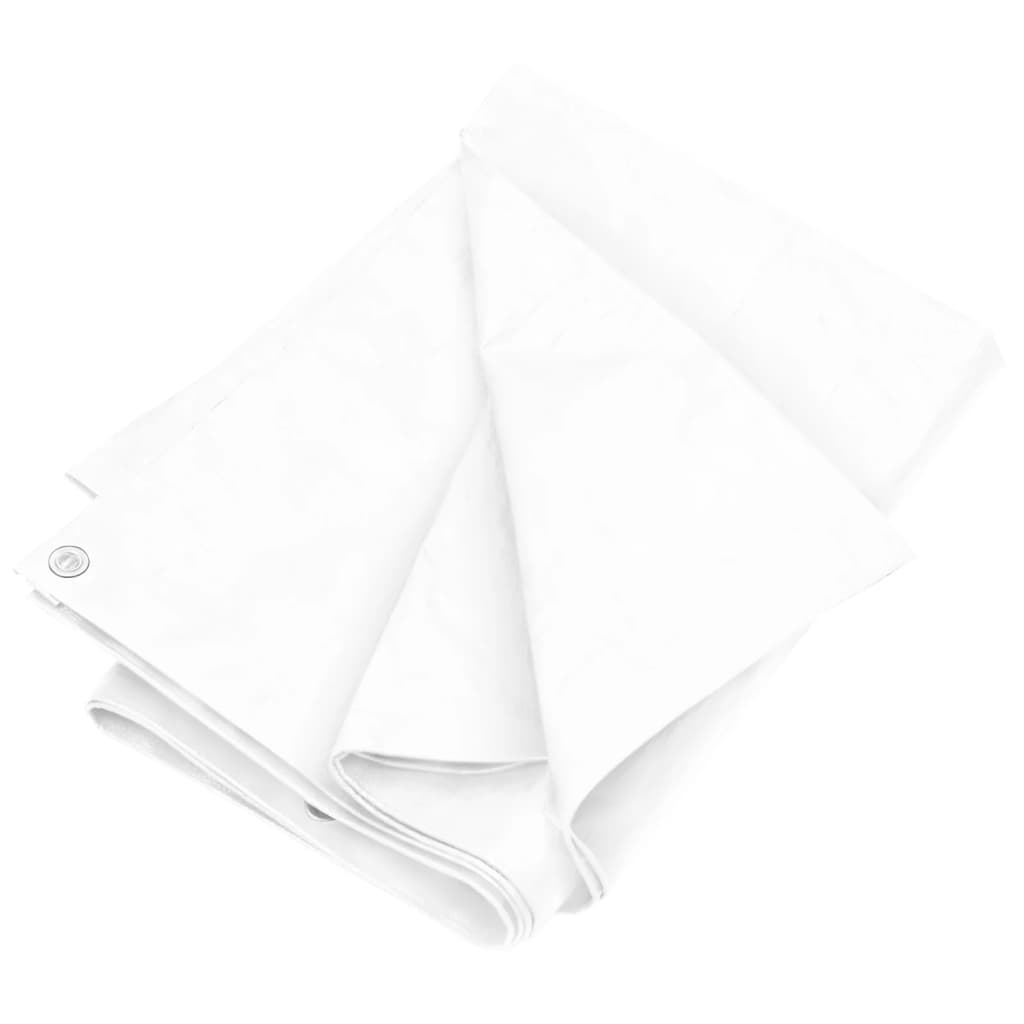 Vidaxl dekzeil 180 g m² 6x12 m hdpe wit