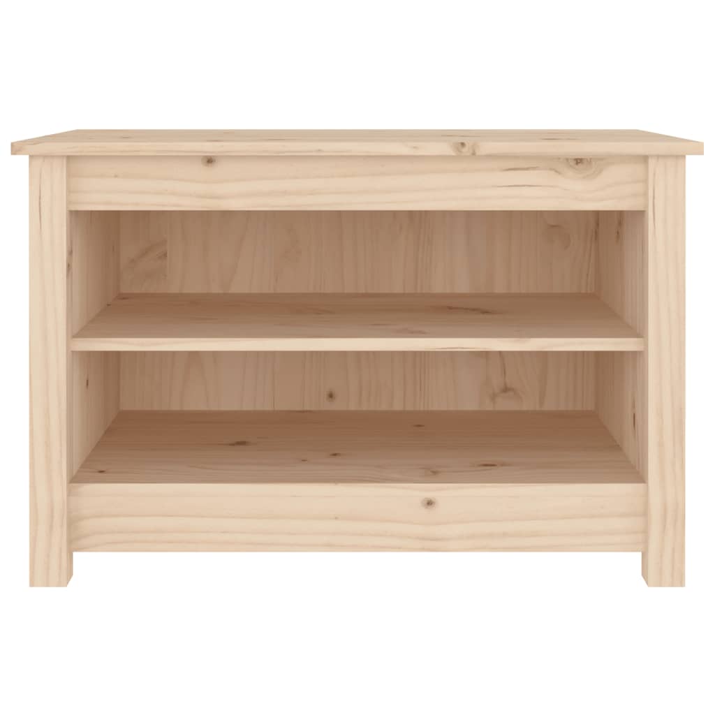Vidaxl schoenenbank 70x38x45,5 cm massief groenenhout
