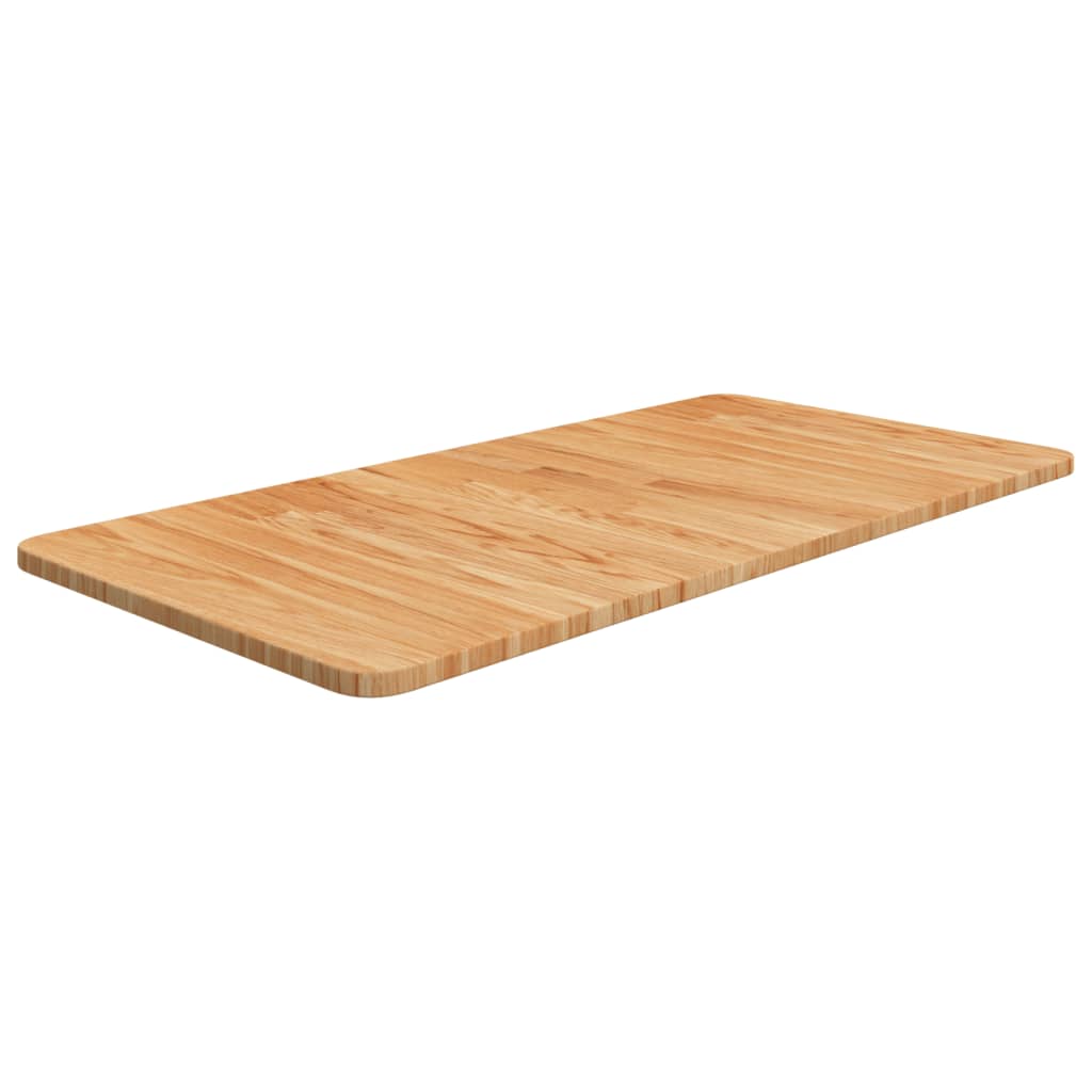 Vidaxl wastafelblad 80x40x1,5cm massief hout lichtbruin