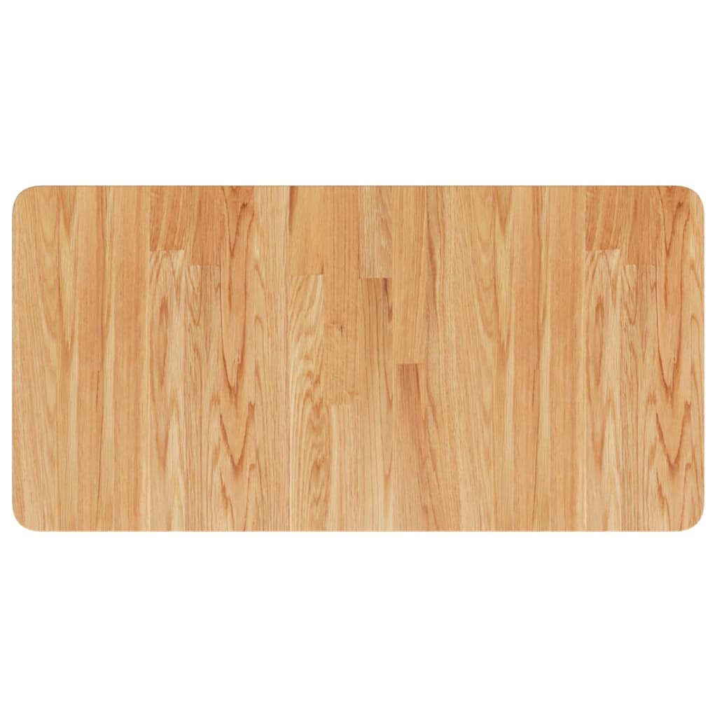 Vidaxl wastafelblad 80x40x1,5cm massief hout lichtbruin