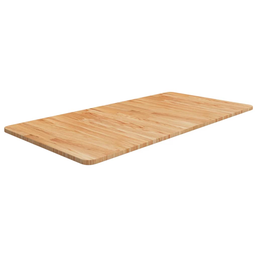 Vidaxl wastafelblad 100x50x1,5cm massief hout lichtbruin